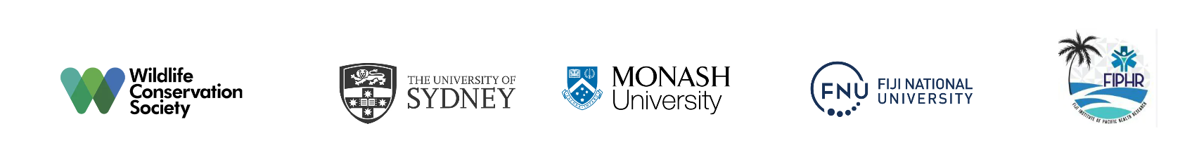 Wildlife Conservation Society, The University of Sydney, Monash University, Fiji National University, FIPHR